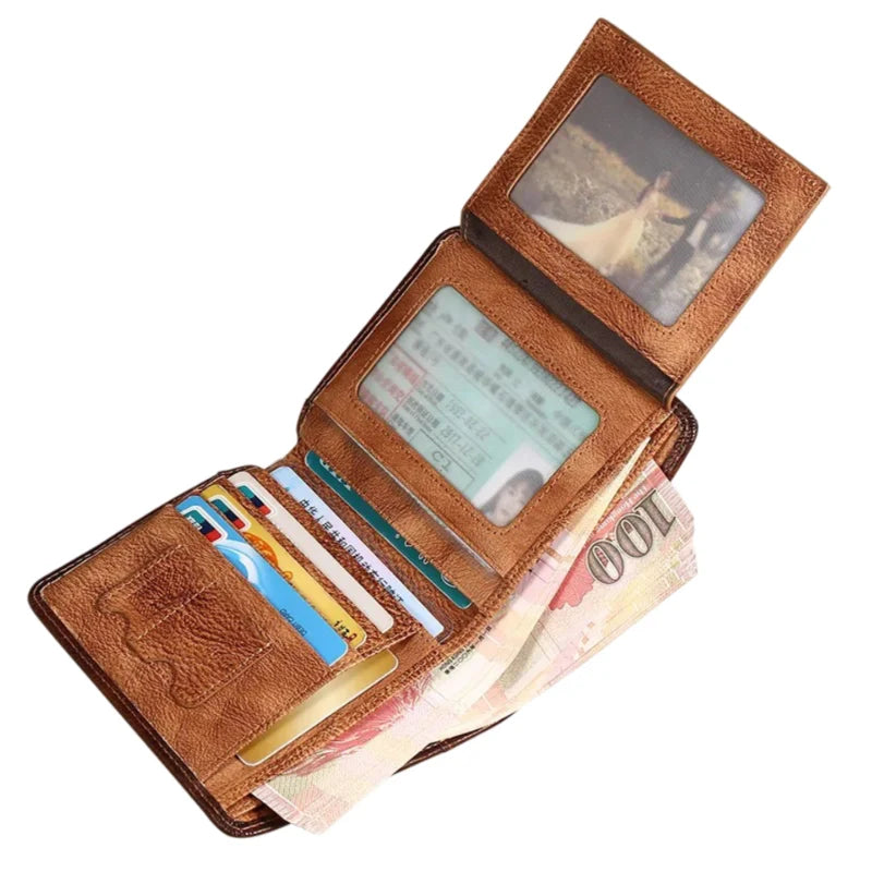 Portefeuille Rétro — Style Classique