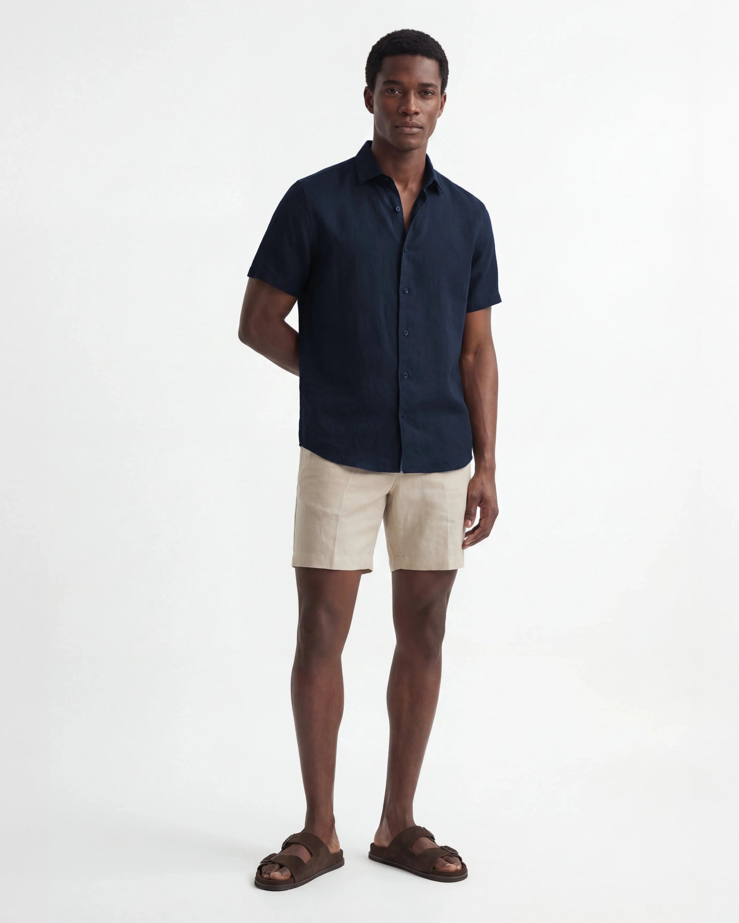 Chemise en Lin Pur Greece — Manches Courtes