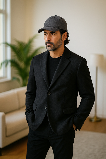 Casquette Chevron — Style Structuré