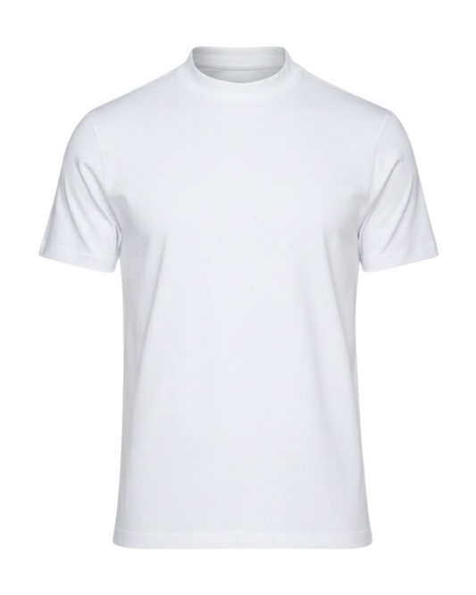 T-shirt Col Montant — Élégance Urbaine