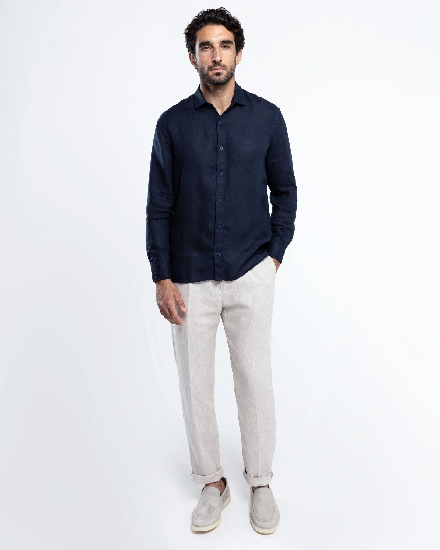 Chemise en Lin Pur Greece — Élégance Naturelle