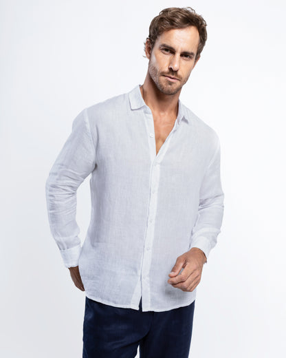 Chemise en Lin Pur Greece — Élégance Naturelle