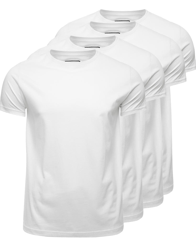 Pack 4 T-shirts en Coton Pima — Élégance Essentielle