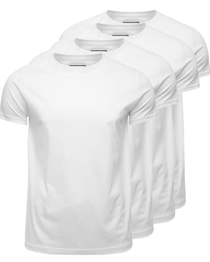 Pack 4 T-shirts en Coton Pima — Élégance Essentielle