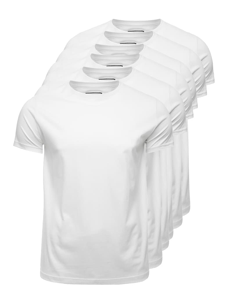 Pack 6 T-shirts en Coton Pima — Finition Haut de Gamme