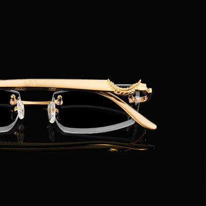 Lunettes Aurum — Finition Dorée