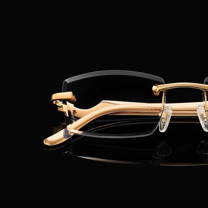 Lunettes Aurum — Finition Dorée
