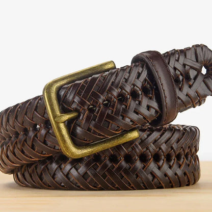 Ceinture Tressée Premium — Élégance Décontractée