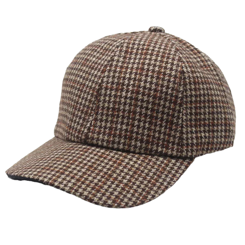 Casquette Pied-de-Poule — Élégance Classique