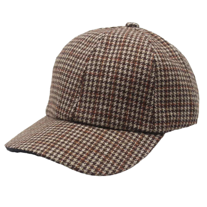 Casquette Pied-de-Poule — Élégance Classique