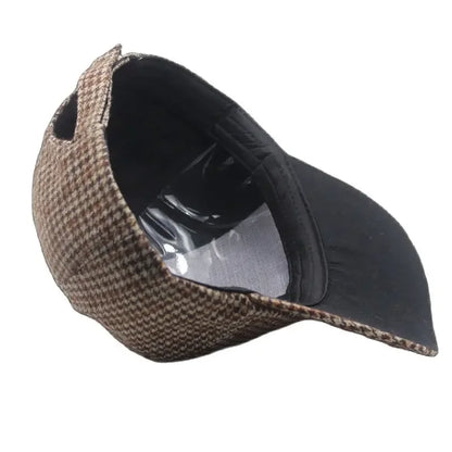 Casquette Pied-de-Poule — Élégance Classique