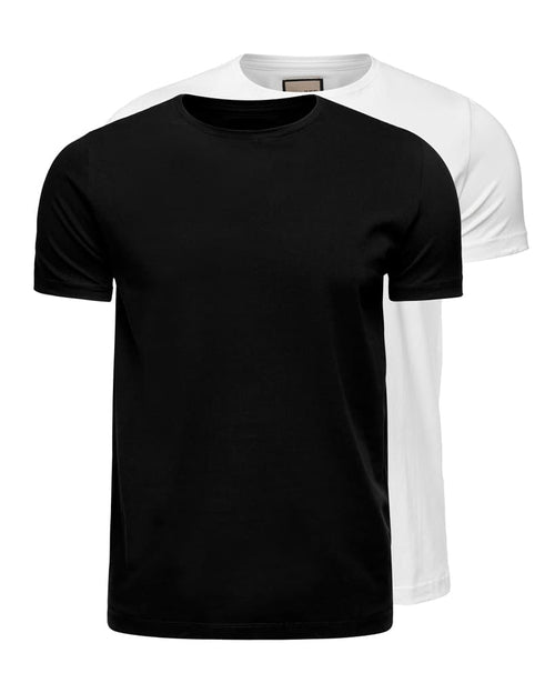 Pack 2 T-shirts en Coton Égyptien — Élégance Simple