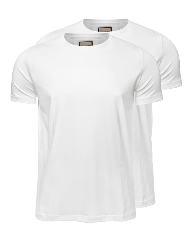Pack 2 T-shirts en Coton Égyptien — Élégance Simple