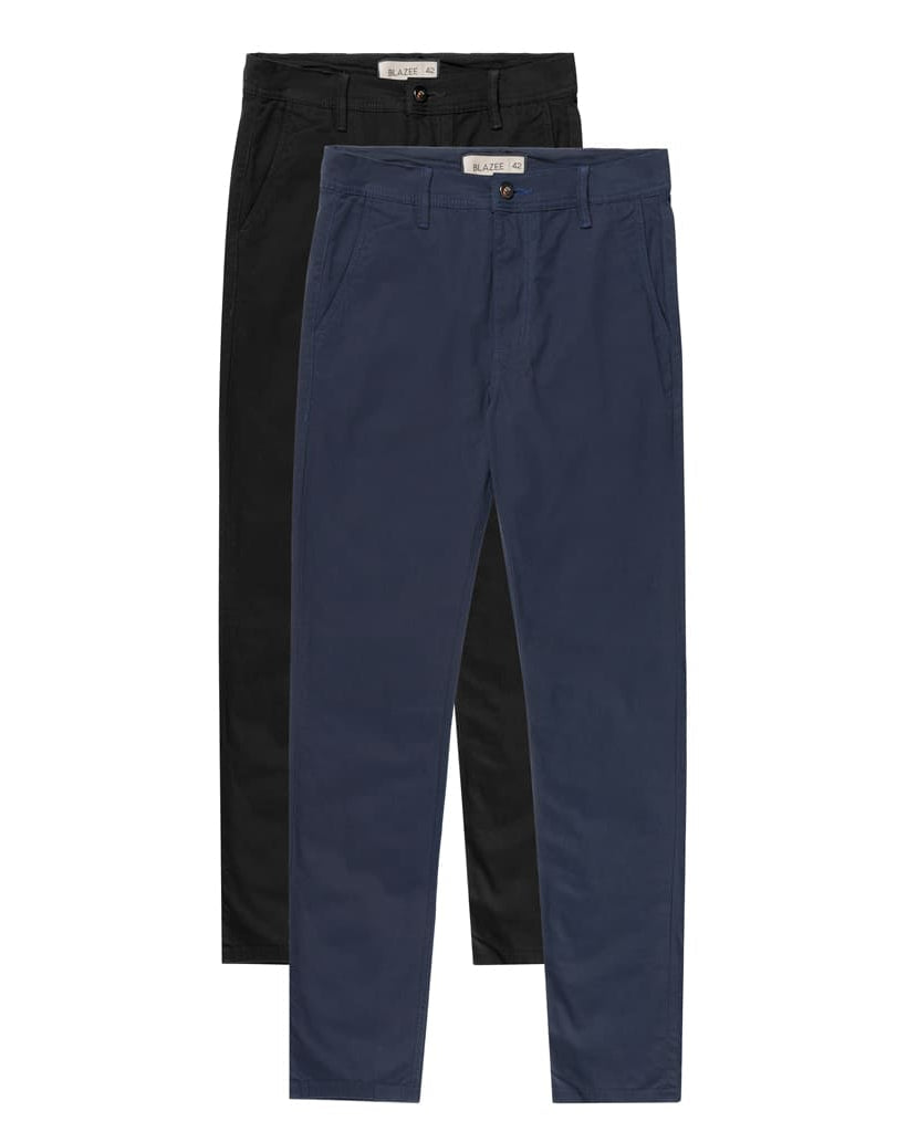 Pack 2 Pantalons Chino Santorini — Style Décontracté Chic