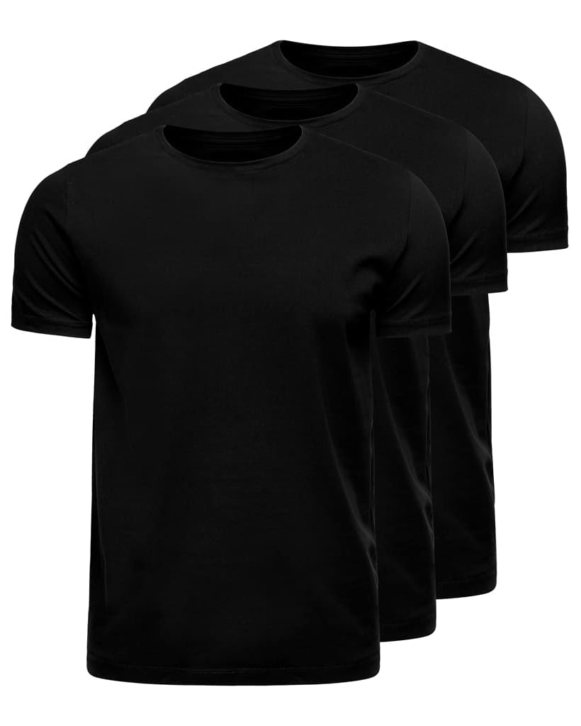 Pack 3 T-shirts en Coton Égyptien — Confort Quotidien