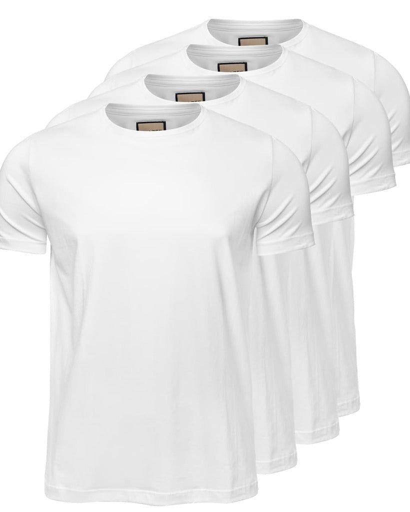 Pack 4 T-shirts en Coton Égyptien — Qualité Supérieure