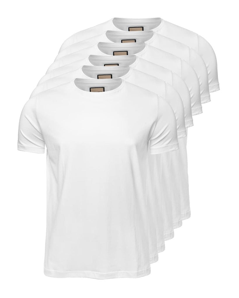 Pack 6 T-shirts en Coton Égyptien — Confort Premium