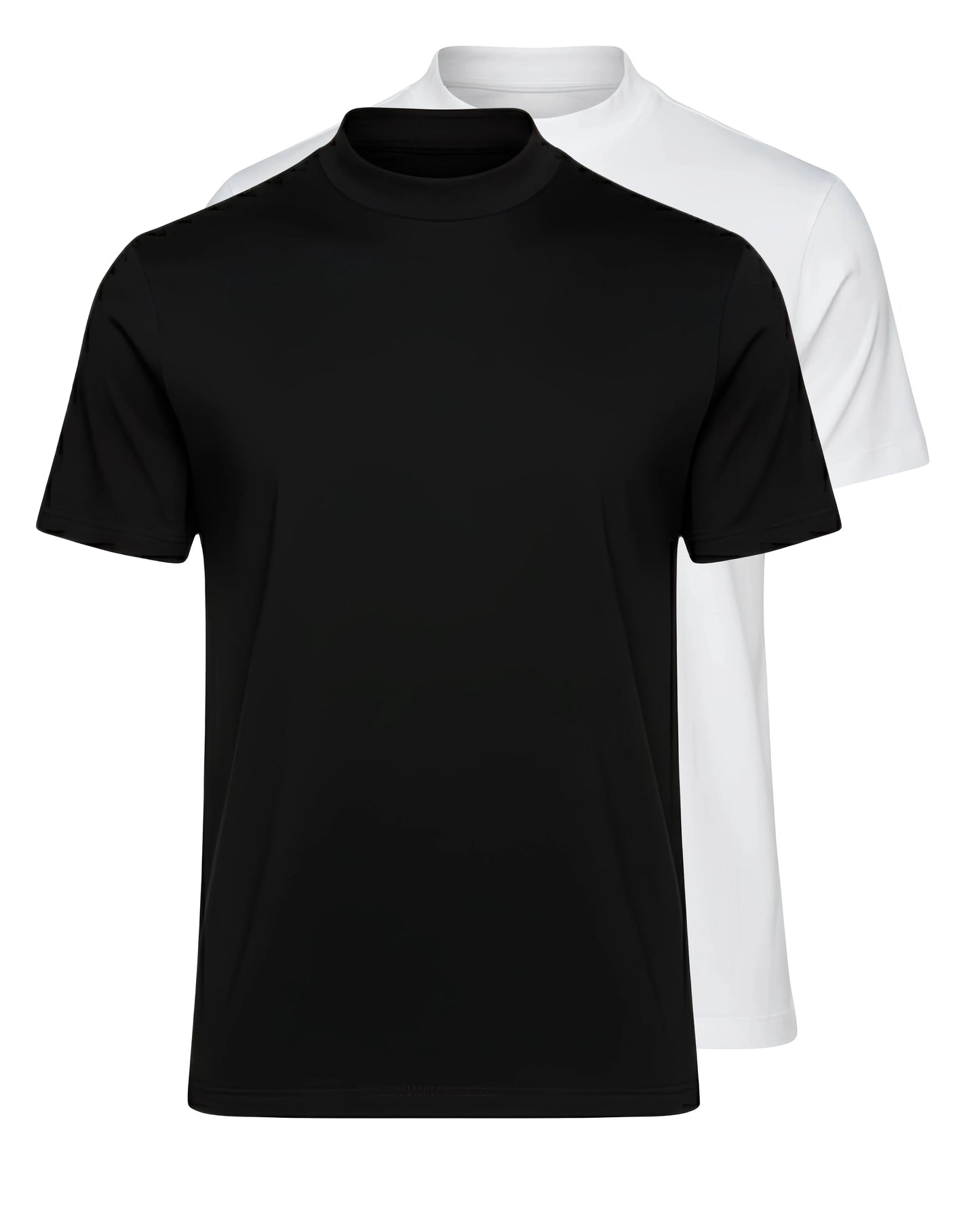 Pack 2 T-shirts Col Montant — Style Moderne