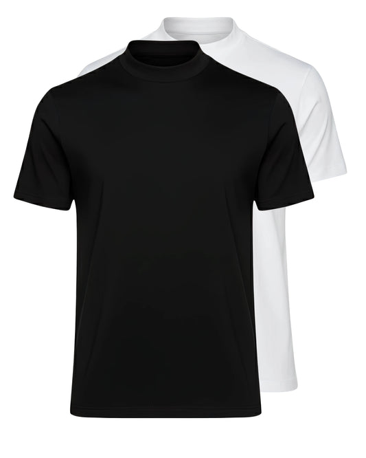 Pack 2 T-shirts Col Montant — Style Moderne