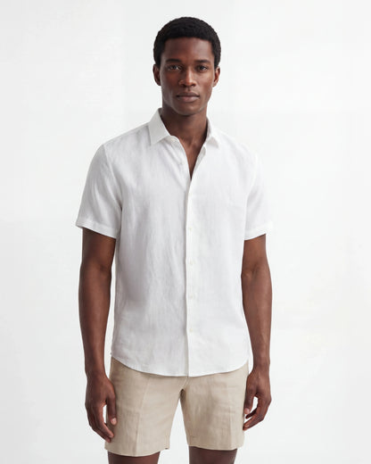 Chemise en Lin Pur Greece — Manches Courtes