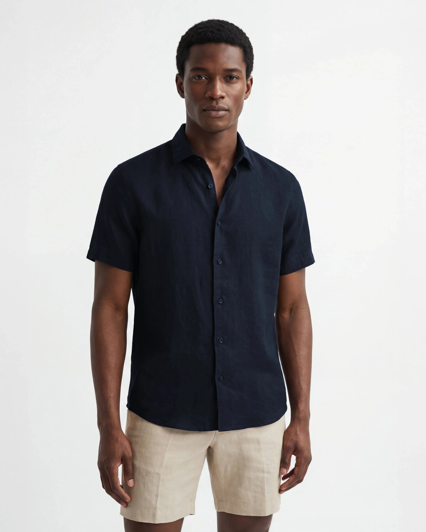 Chemise en Lin Pur Greece — Manches Courtes