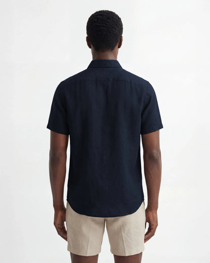 Chemise en Lin Pur Greece — Manches Courtes